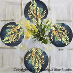 Banksia Blue Studio 1 Placemat Australian Native Table Placemats - Golden Spirit