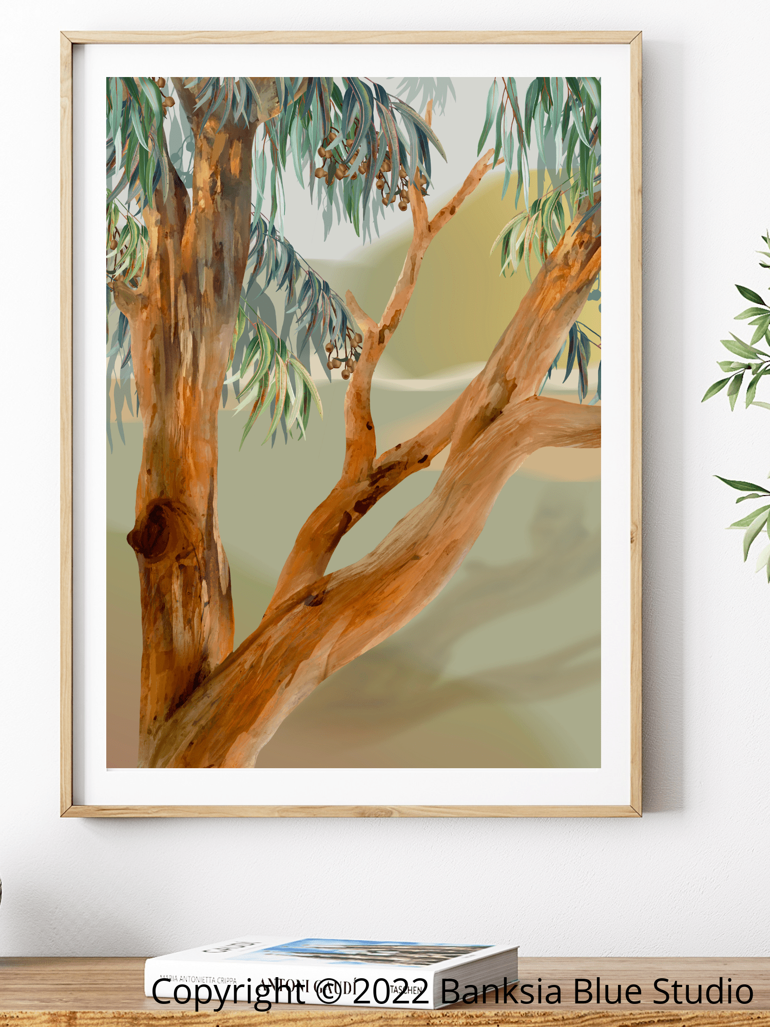 Tanderra Australian Scenery Sustainable Timber Framed Wall Print Na –  Banksia Blue Studio