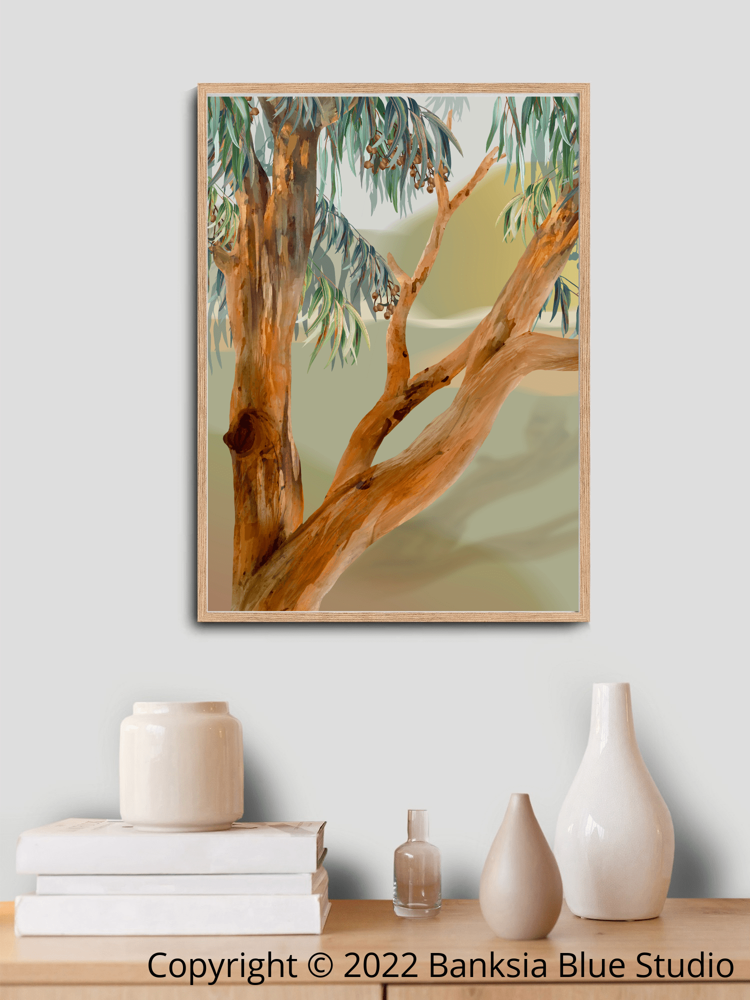 Tanderra Australian Scenery Sustainable Timber Framed Canvas Print –  Banksia Blue Studio