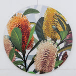 Banksia Blue Studio Australian Native Table Placemats - Bold Coastal Banksia