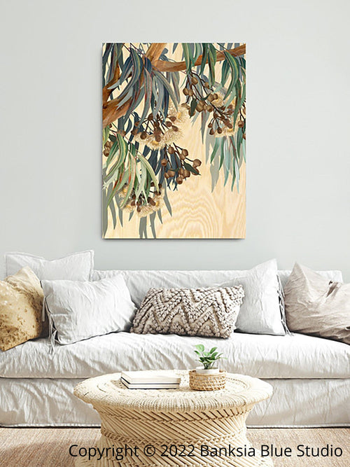 Banksia Blue Studio A1- 594mm x841mm "Yallaroo" | Australian Scenery Wood Wall Art-Portrait
