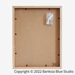 Banksia Blue Studio A4 -385MM x 300MM Sustainable Ready Made Natural Timber Frame| A4 Mat Opening