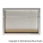 Banksia Blue Studio " Alkira"| Framed Canvas Print Australian Berry Hibiscus Print landscape