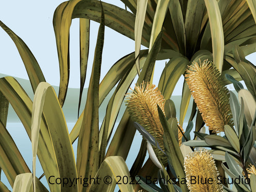 Banksia Blue Studio "Amaroo"| Noosa Tea Tree Bay Framed Canvas Print 2-Landscape