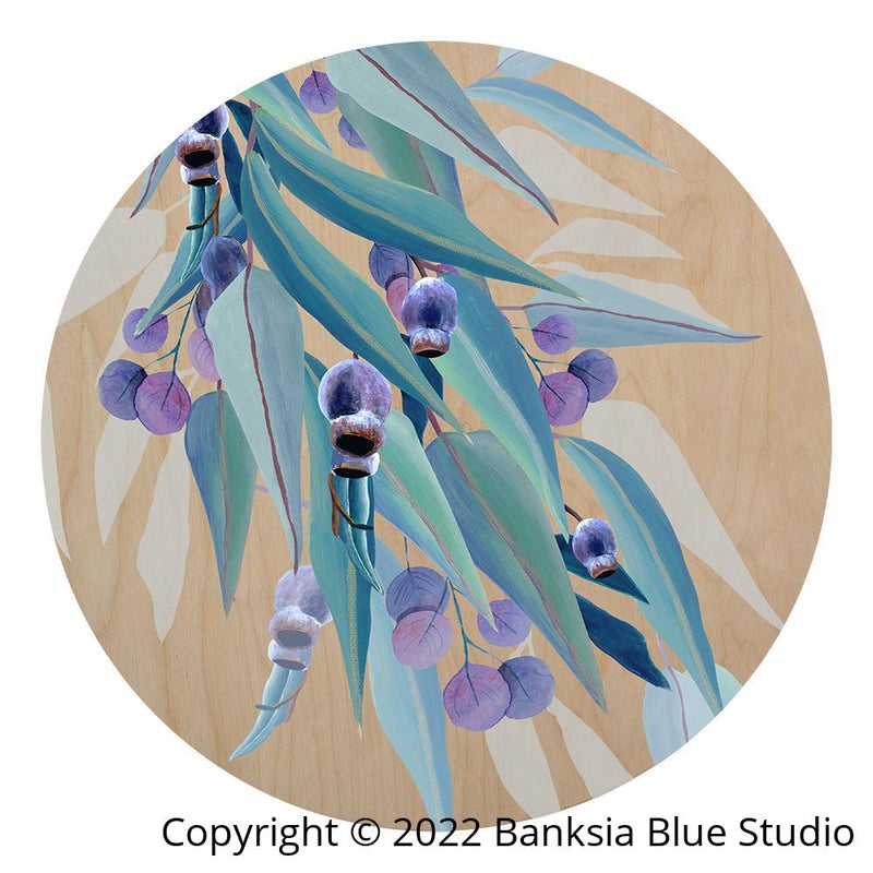 Banksia Blue Studio Australian Wood Decor- Eucalyptus Tree