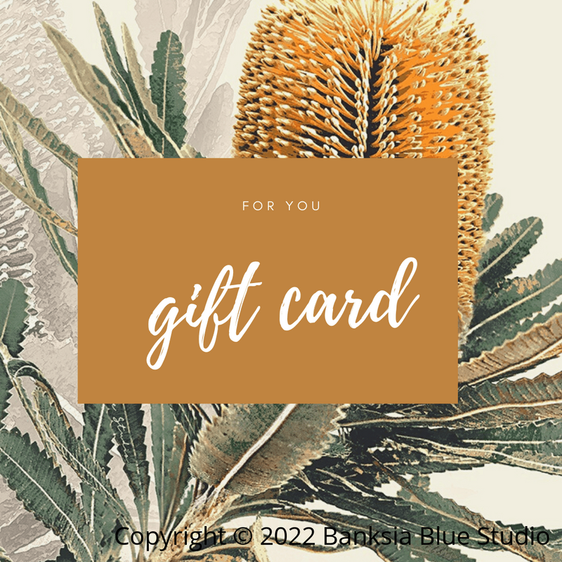 Banksia Blue Studio Gift Cards Banksia Blue Gift Card