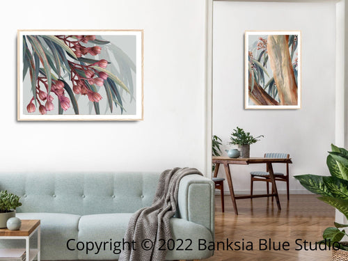 Banksia Blue Studio "Boroondara 1" Landscape and "Boroondara 3" Portrait | 2 Piece Wall Art