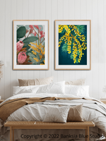 Banksia Blue Studio "Bundaleer" & "Golden Spirit"|2 Piece Wall Art