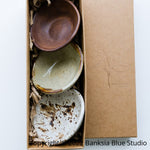Banksia Blue Studio Ceramic Condiment Serving Bowl Mixed Set