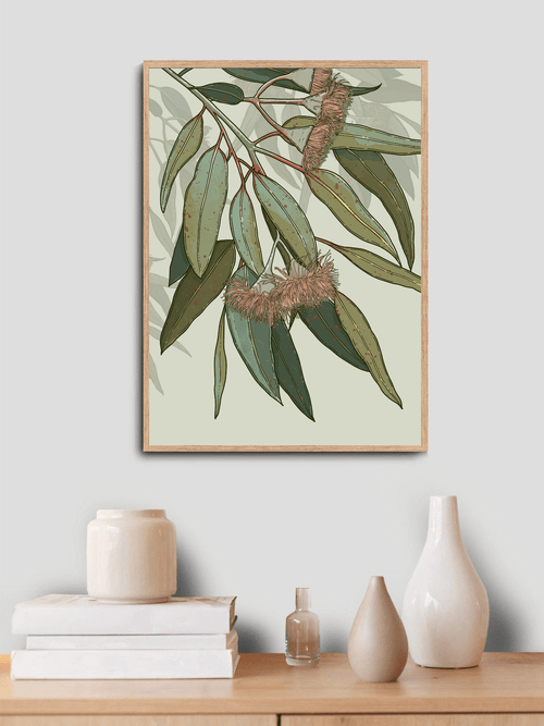 Banksia Blue Studio "Kooyong"| Australian Eucalyptus Timber Framed Canvas