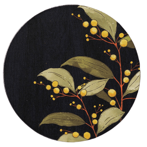 Banksia Blue Studio Placemat Collection|  Australian "Nature Inside"  - Golden Wattle