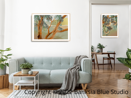 Banksia Blue Studio "Tanderra" & "Yallaroo"Landscape and Portrait | 2 Piece Wall Art