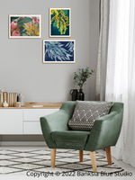 Banksia Blue Studio The Australian Daintree Gallery Set of 3 |A4 Gallery Art Collection Series