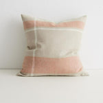 weavehome Stone Washed Linen Cushion 50 x 50cm - coral